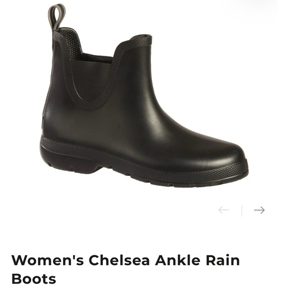 totes Shoes - totes Black Women's Chelsea Rain Boots